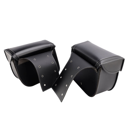 Tail Bag Side Saddlebag Tail Bag Luggage Pouch Storage Black 28L For Motorbike