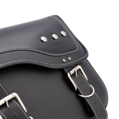 Tail Bag Side Saddlebag Tail Bag Luggage Pouch Storage Black 28L For Motorbike