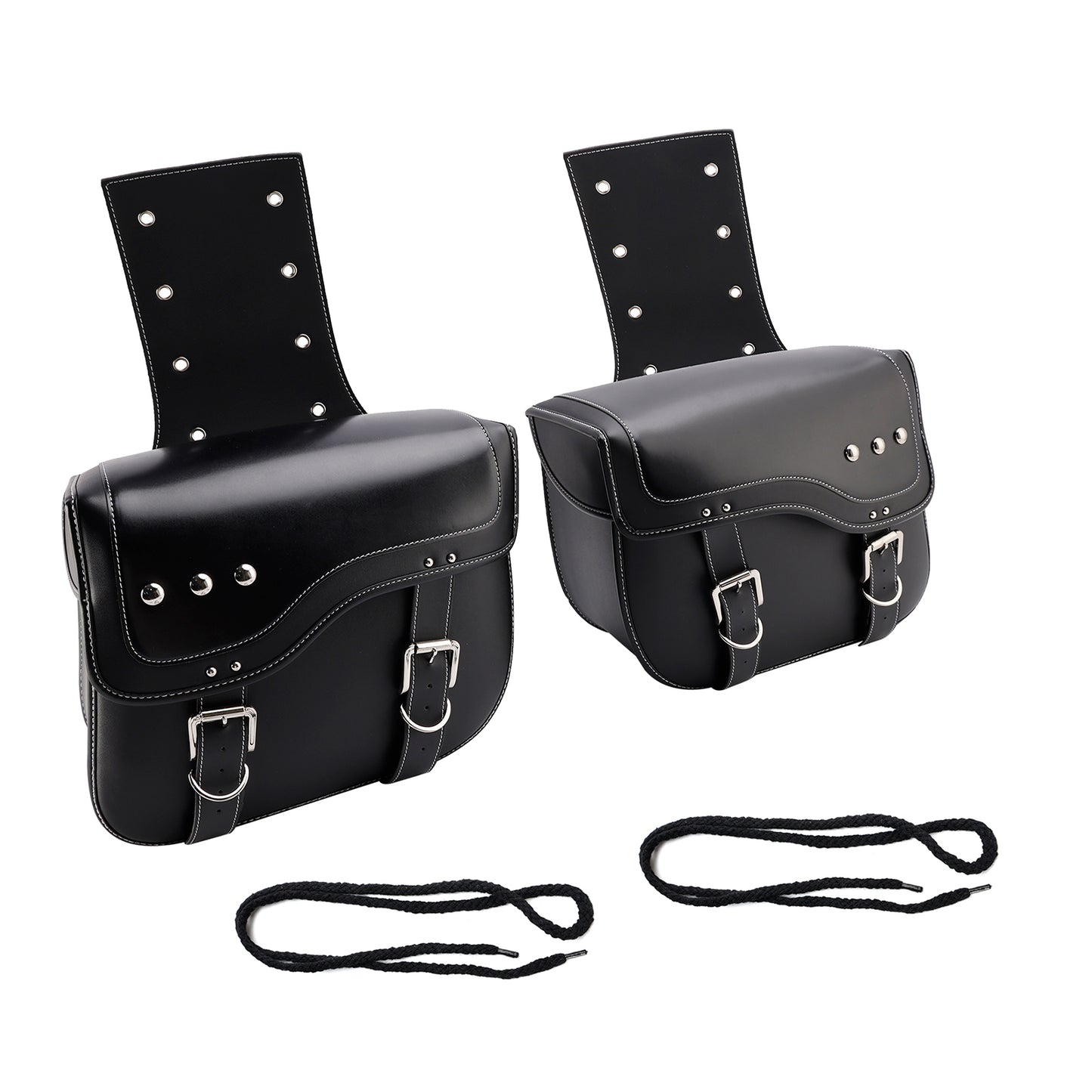 Tail Bag Side Saddlebag Tail Bag Luggage Pouch Storage Black 28L For Motorbike