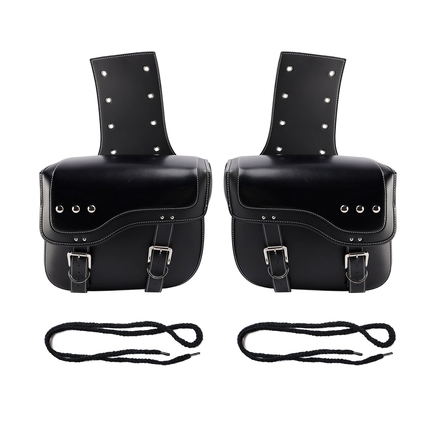 Tail Bag Side Saddlebag Tail Bag Luggage Pouch Storage Black 28L For Motorbike