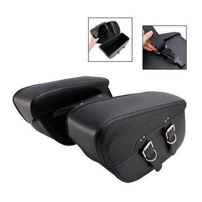 Tail Bag Side Saddlebag Tail Bag Luggage Pouch Storage Black 42L For Motorbike