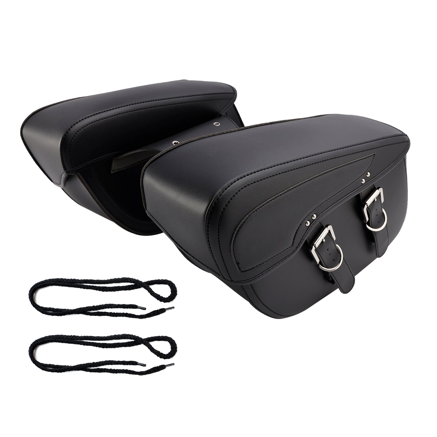 Tail Bag Side Saddlebag Tail Bag Luggage Pouch Storage Black 42L For Motorbike