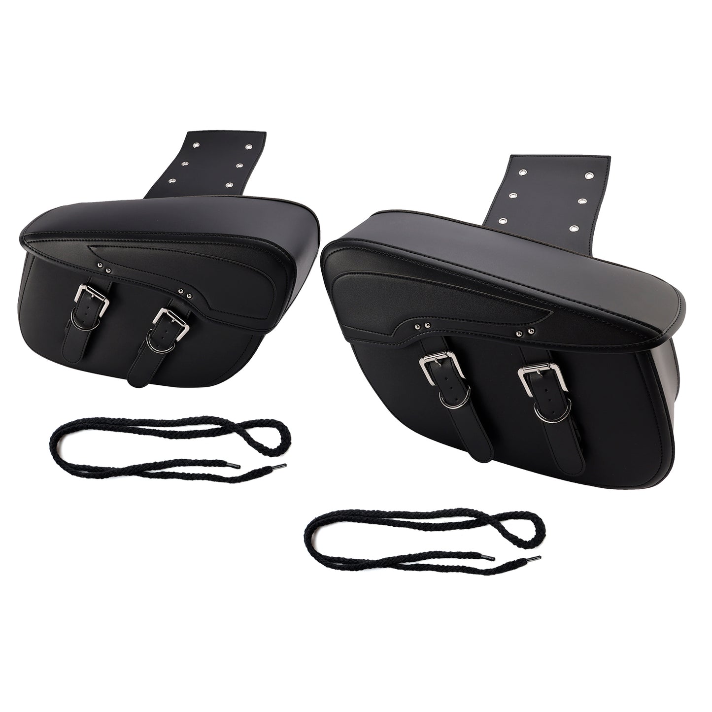 Tail Bag Side Saddlebag Tail Bag Luggage Pouch Storage Black 42L For Motorbike