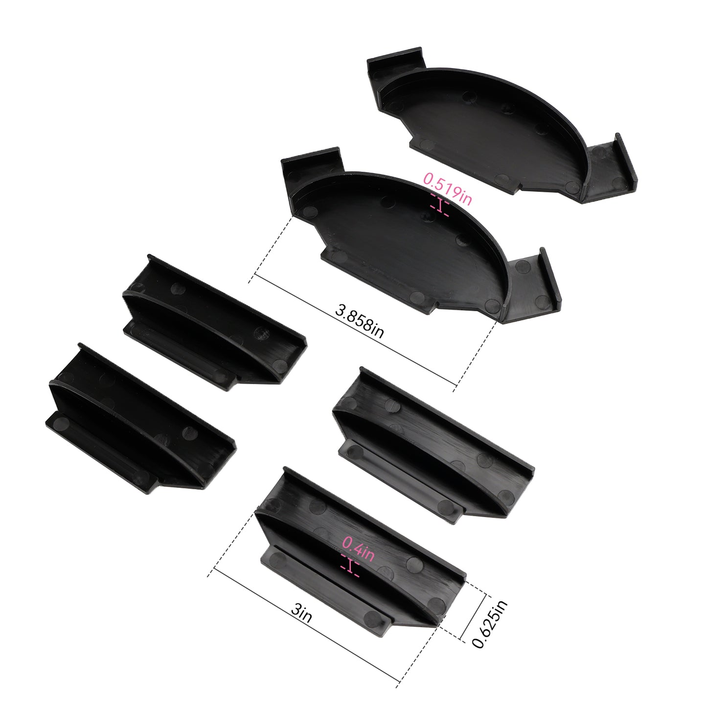 2 Pcs Brackets Set for Philips Hue Play Gradient Light Strip 55/65/75 inch