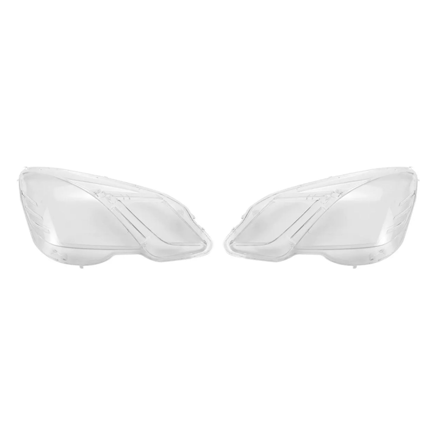 2PCS Front Headlight Glass Clear Cover For Mercedes Benz E-Class W212 2009-2014