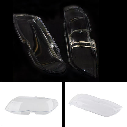 2PCS Front Headlight Glass Clear Cover For BMW X5 E53 2004-2006