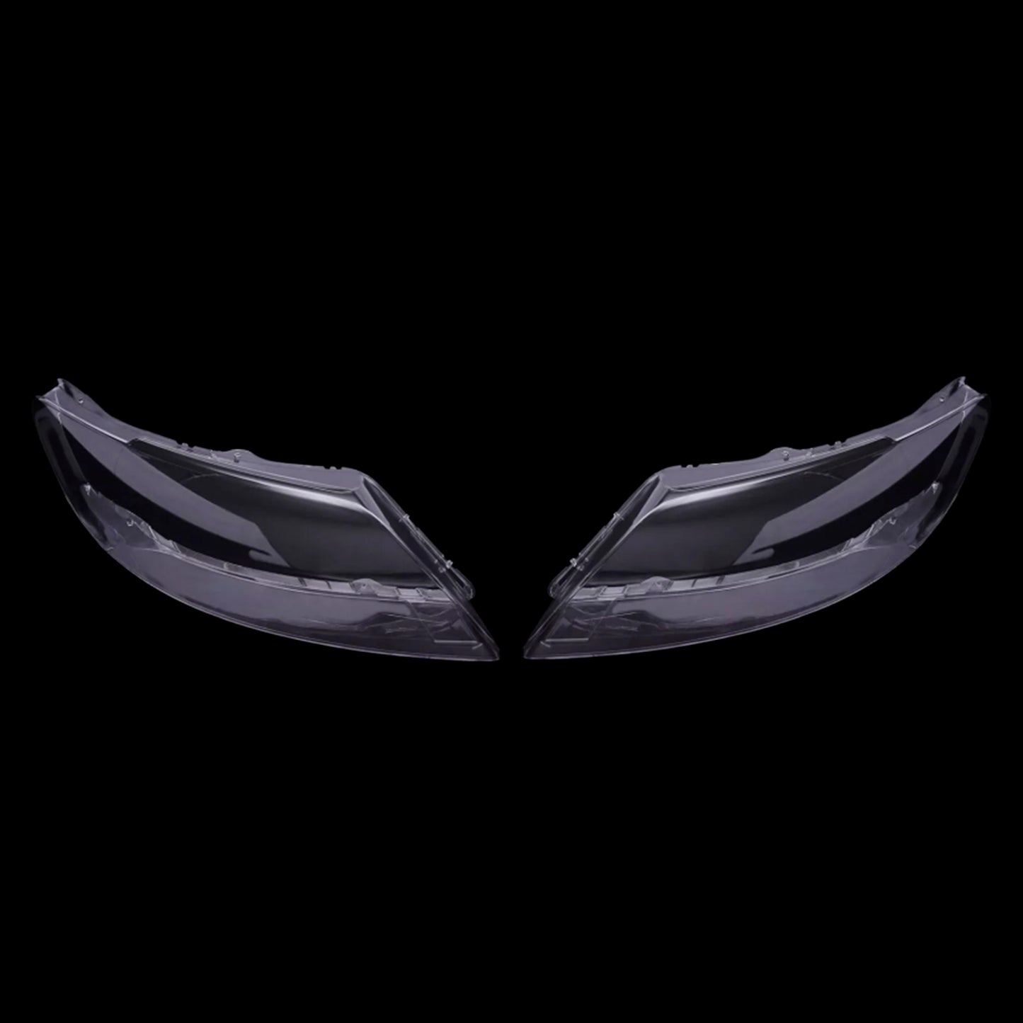 2PCS Front Headlight Glass Clear Cover For Audi Q7 2006-2015