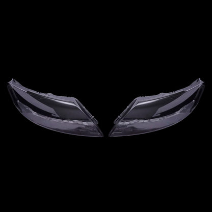 2PCS Front Headlight Glass Clear Cover For Audi Q7 2006-2015