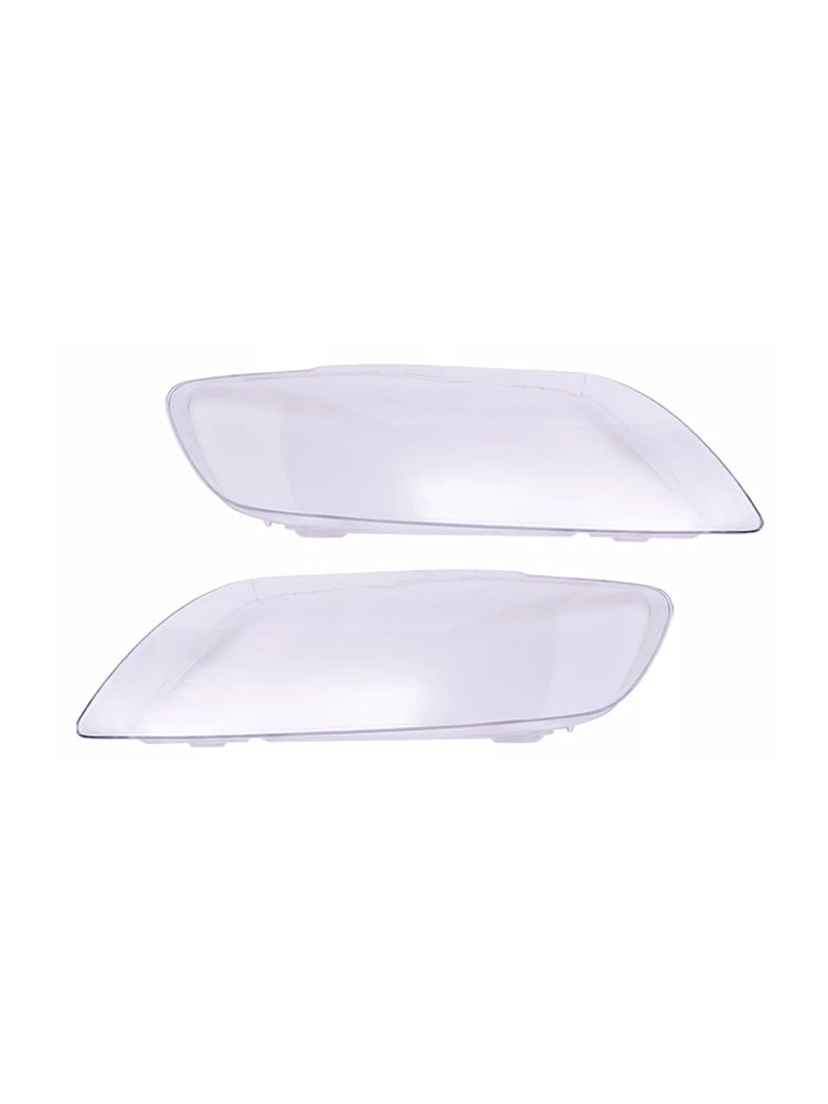2PCS Front Headlight Glass Clear Cover For Audi Q7 2006-2015