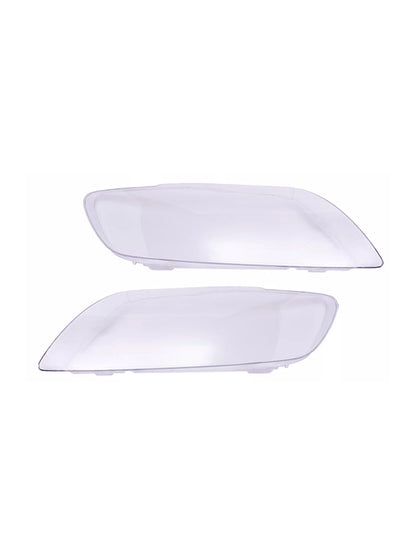 2PCS Front Headlight Glass Clear Cover For Audi Q7 2006-2015