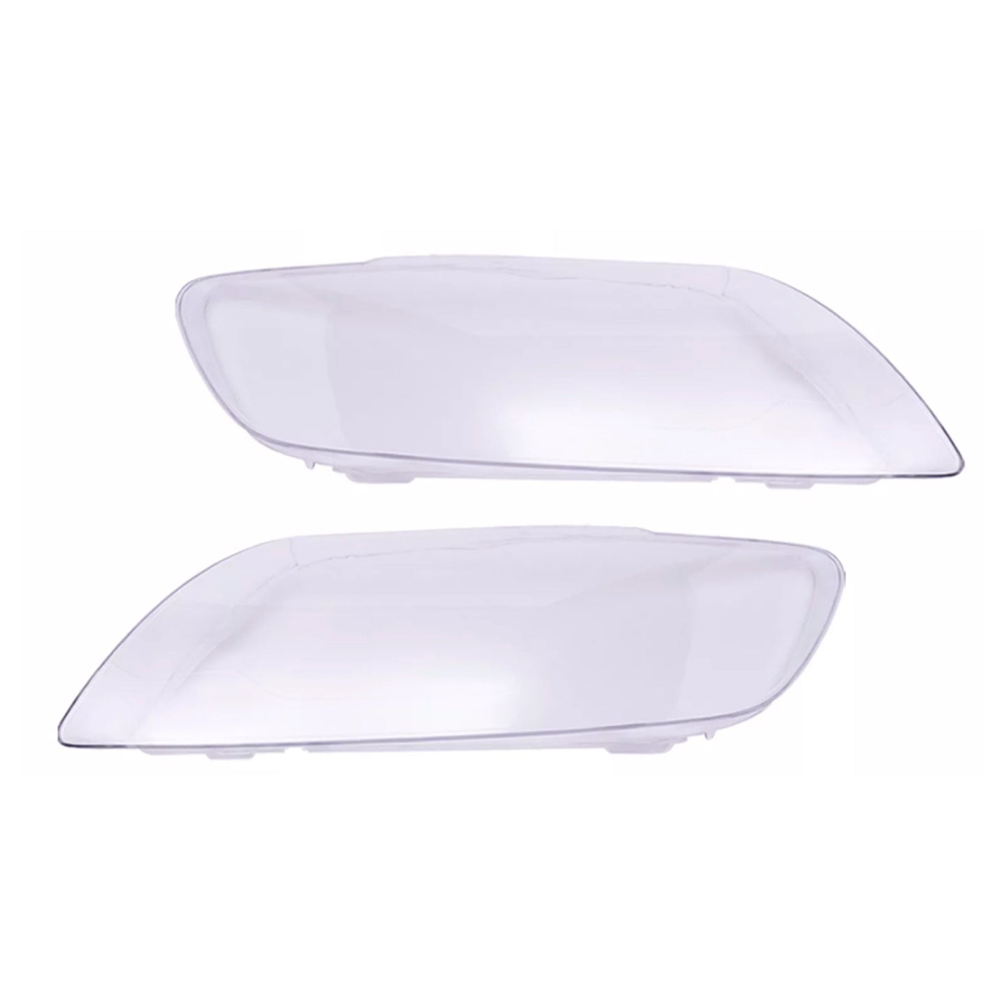 2PCS Front Headlight Glass Clear Cover For Audi Q7 2006-2015