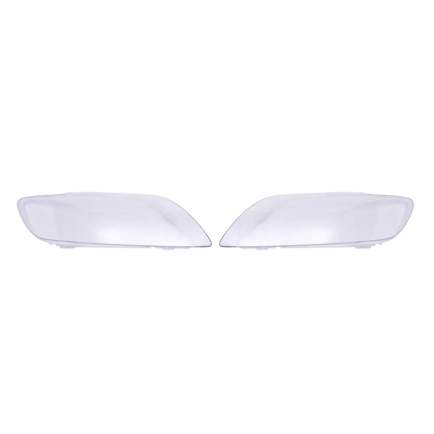 2PCS Front Headlight Glass Clear Cover For Audi Q7 2006-2015