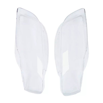 2PCS Front Headlight Glass Clear Cover For Audi A4 B7 8E 2005-2008