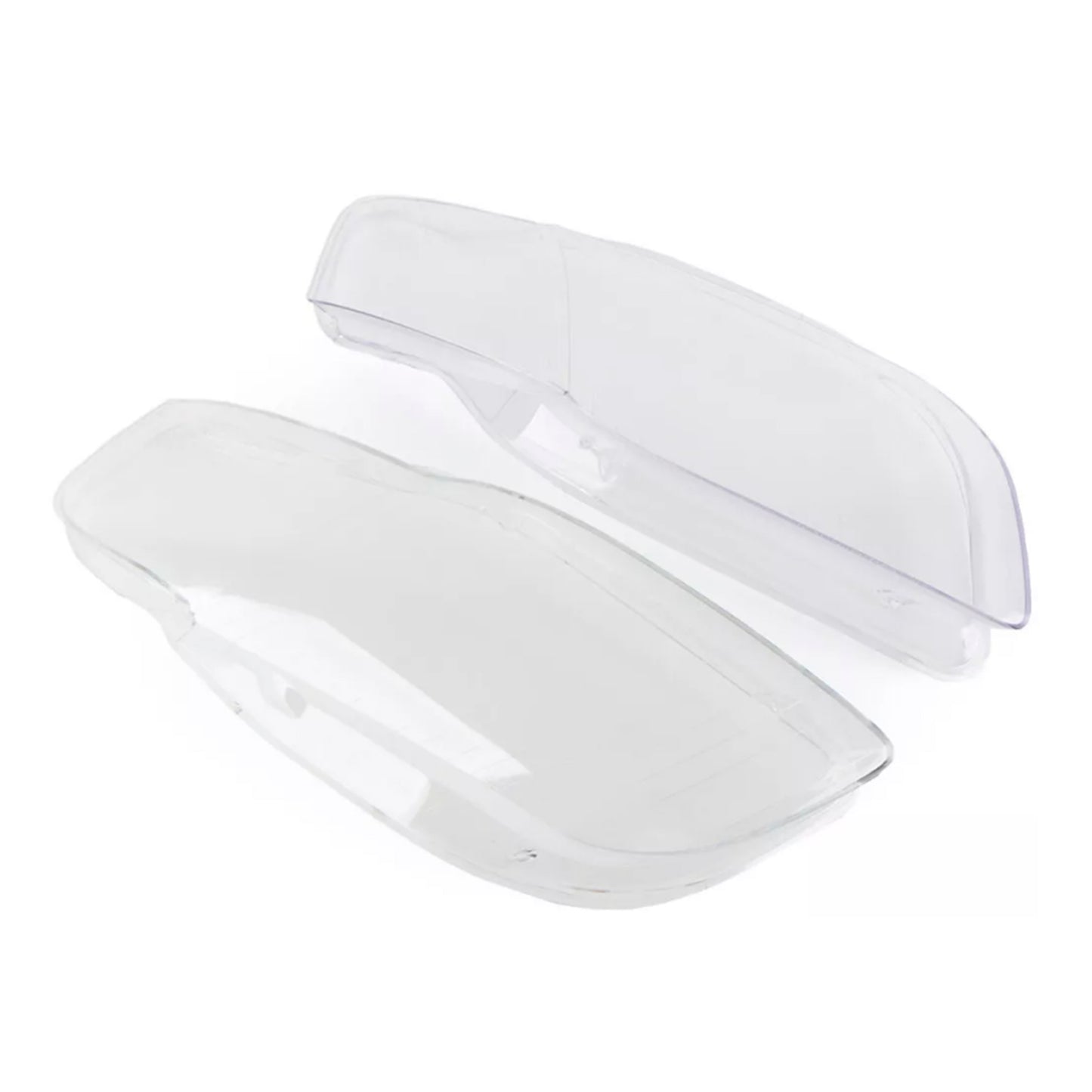 2PCS Front Headlight Glass Clear Cover For Audi A4 B7 8E 2005-2008