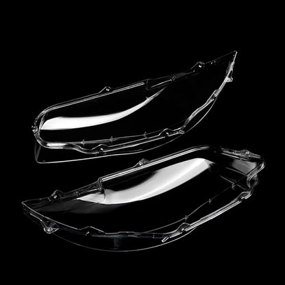 2PCS Front Headlight Glass Clear Cover For BMW 1-Series E81 E82 E87 E88 2003-2011