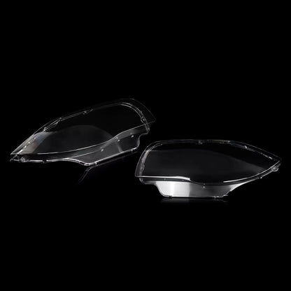 2PCS Front Headlight Glass Clear Cover For BMW 1-Series E81 E82 E87 E88 2003-2011