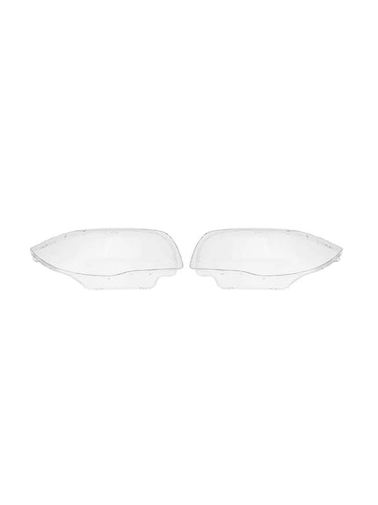 2PCS Front Headlight Glass Clear Cover For BMW 1-Series E81 E82 E87 E88 2003-2011