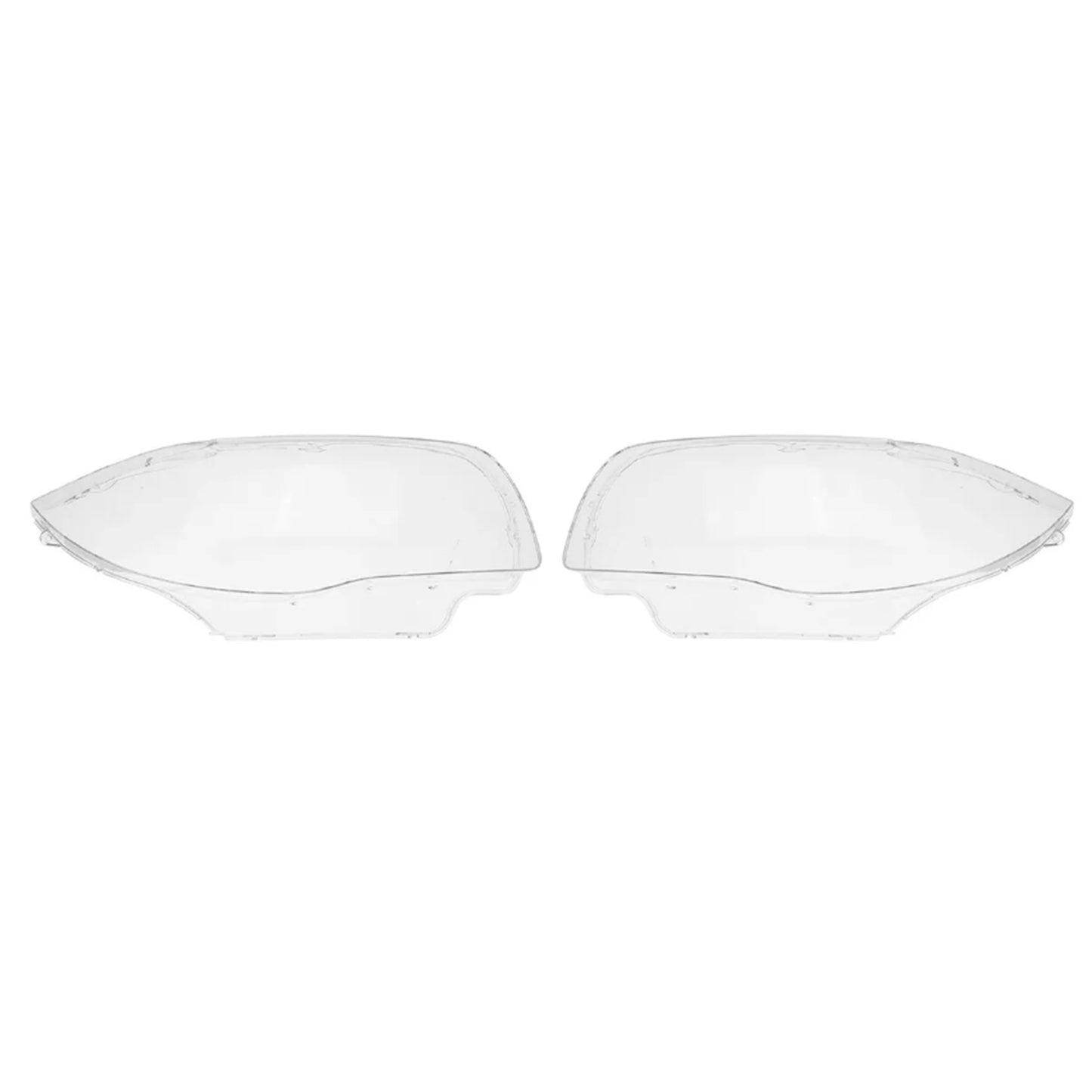 2PCS Front Headlight Glass Clear Cover For BMW 1-Series E81 E82 E87 E88 2003-2011