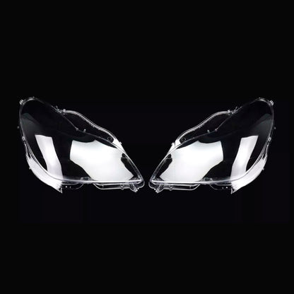2PCS Front Headlight Glass Clear Cover For Mercedes W219 CLS350 CLS500 2006-2011