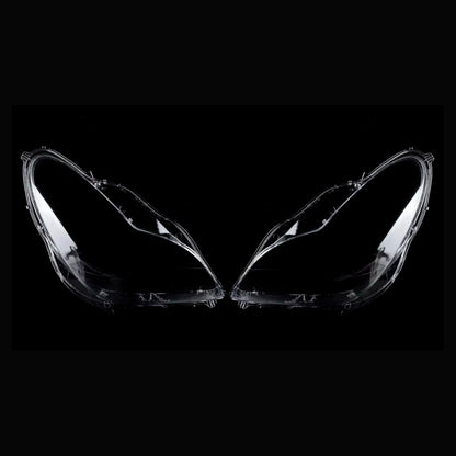2PCS Front Headlight Glass Clear Cover For Mercedes W219 CLS350 CLS500 2006-2011