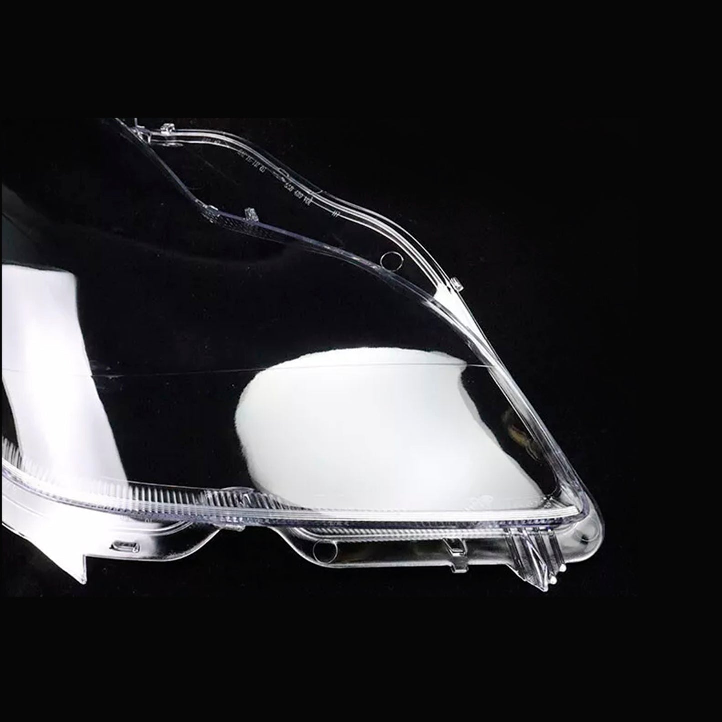 2PCS Front Headlight Glass Clear Cover For Mercedes W219 CLS350 CLS500 2006-2011