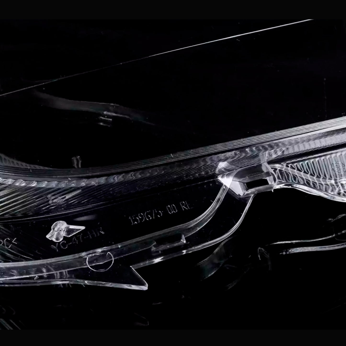 2PCS Front Headlight Glass Clear Cover For Mercedes W219 CLS350 CLS500 2006-2011