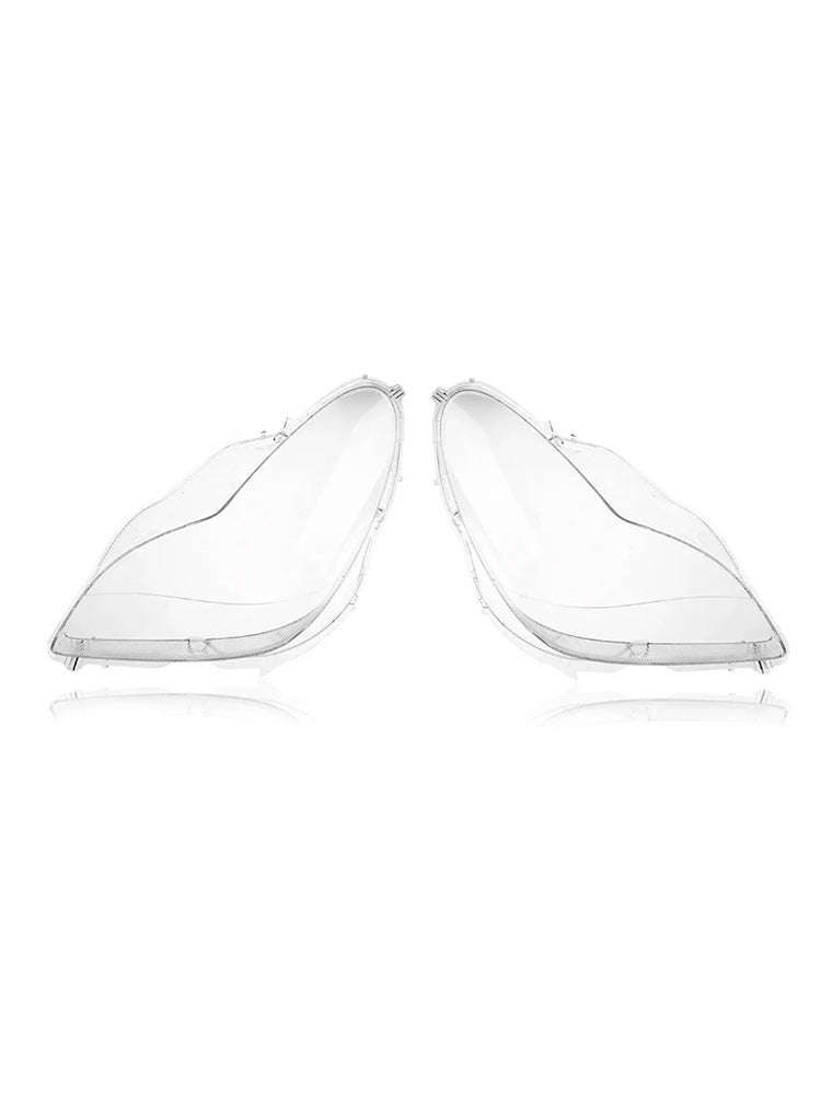 2PCS Front Headlight Glass Clear Cover For Mercedes W219 CLS350 CLS500 2006-2011