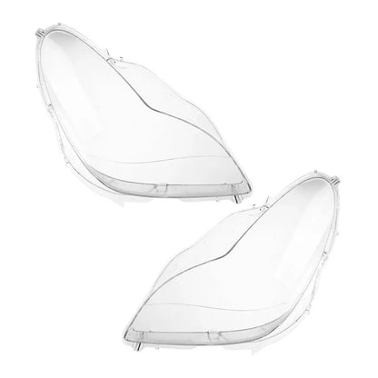 2PCS Front Headlight Glass Clear Cover For Mercedes W219 CLS350 CLS500 2006-2011