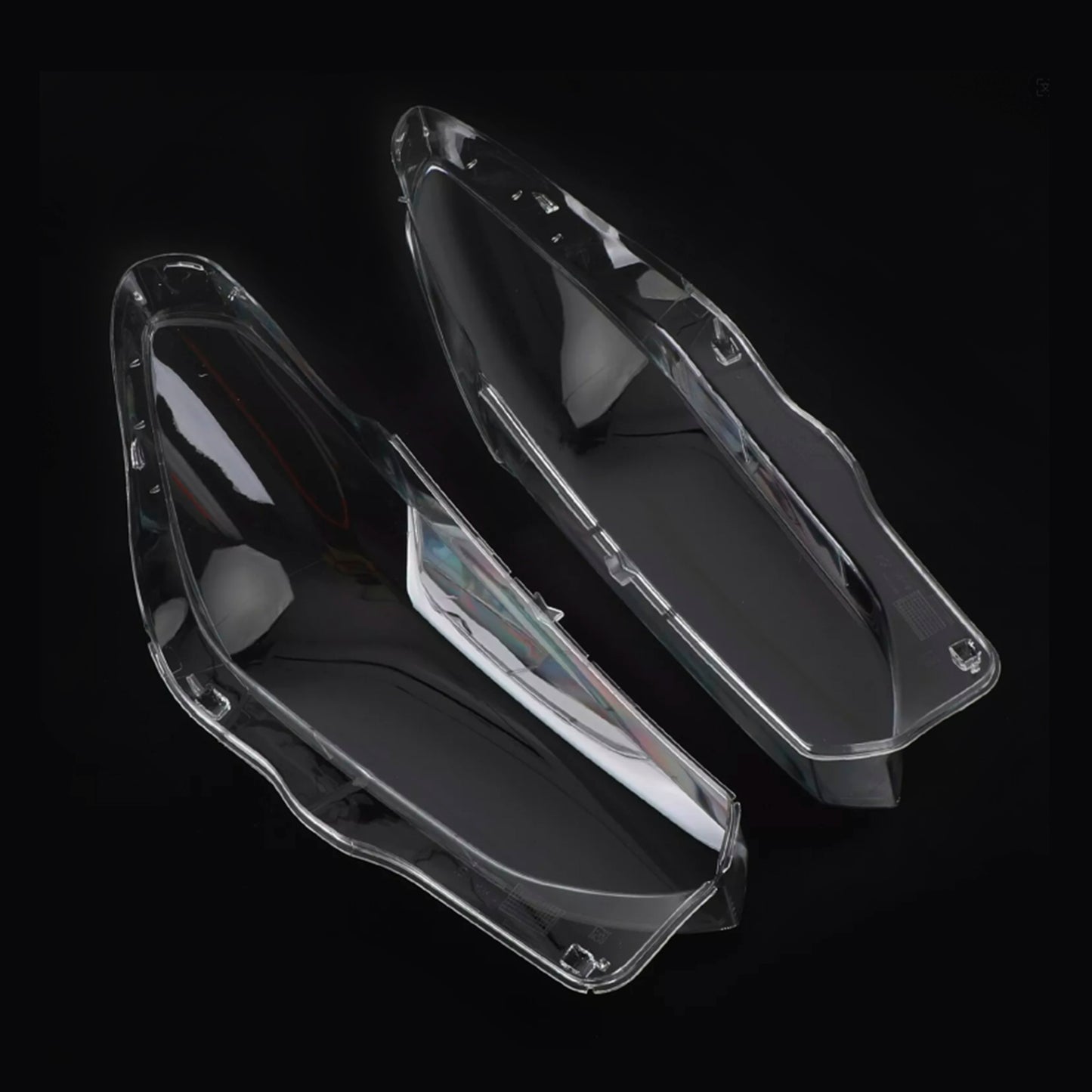 2PCS Front Headlight Glass Clear Cover For BMW X3 X4 G01 G02 G08 2018-2021