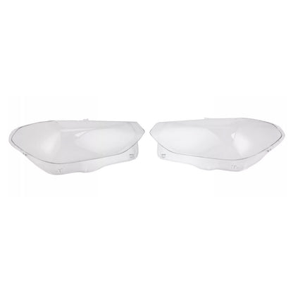 2PCS Front Headlight Glass Clear Cover For BMW X3 X4 G01 G02 G08 2018-2021