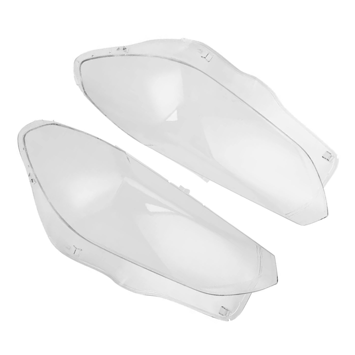 2PCS Front Headlight Glass Clear Cover For BMW X3 X4 G01 G02 G08 2018-2021