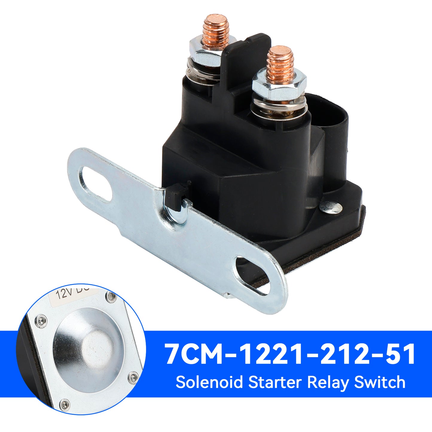 7CM-1221-212-51 12V Solenoid Starter Relay Switch 7CM122121251 for Trombetta