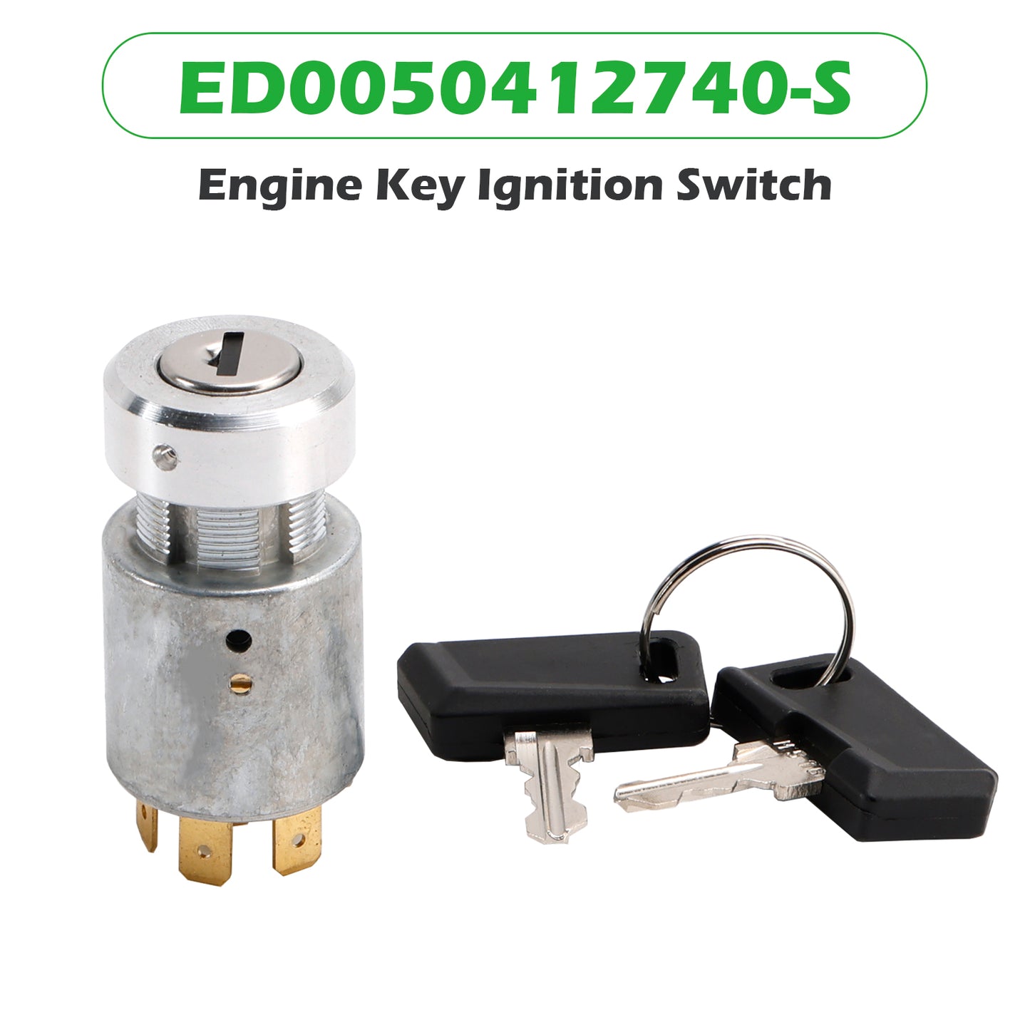 ED0050412740-S Engine Key Ignition Switch for Kohler Diesel Lombardini Engines