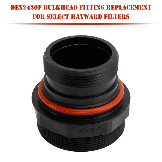 DEX2420F Bulkhead Fitting Replacement for Select Hayward Filters