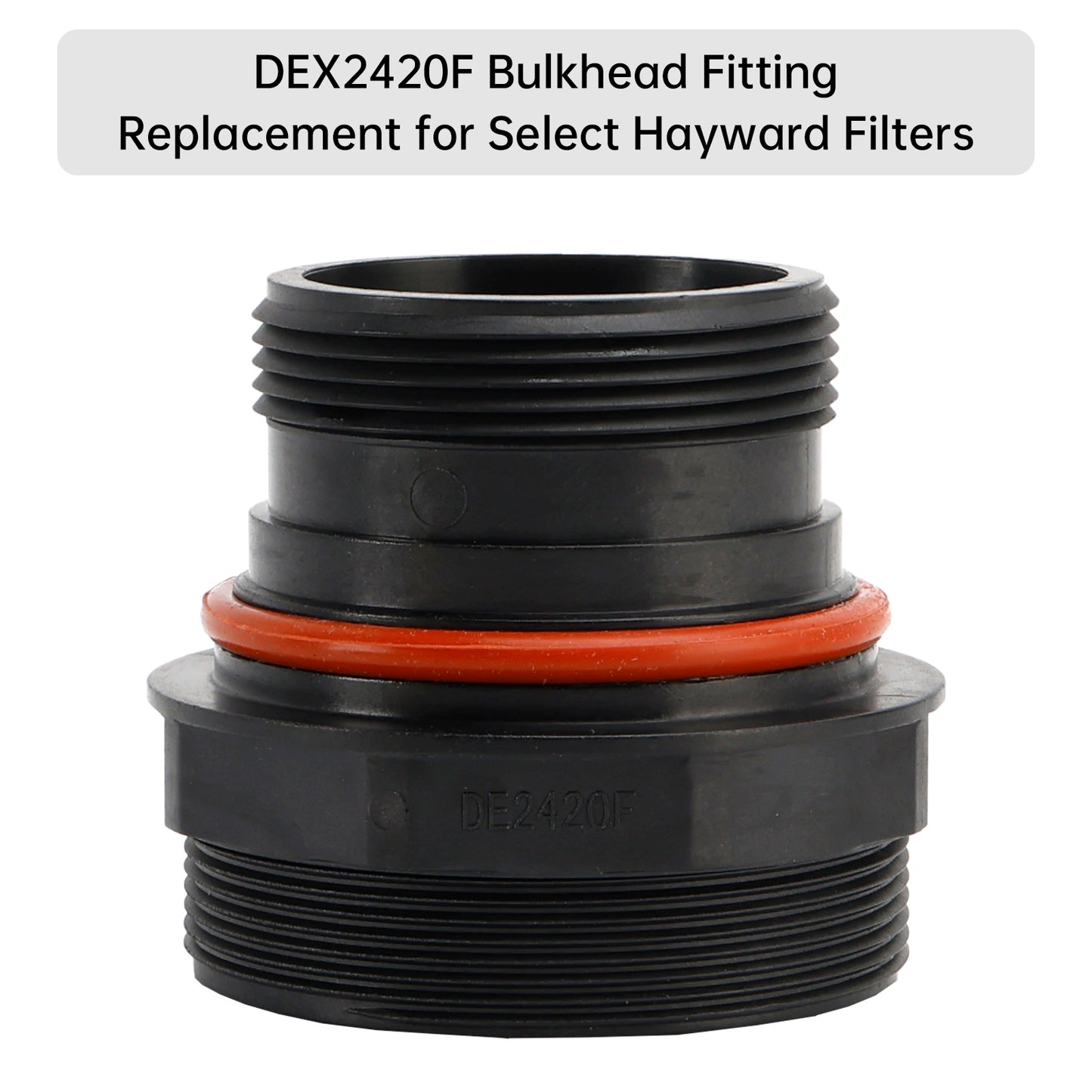 DEX2420F Bulkhead Fitting Replacement for Select Hayward Filters