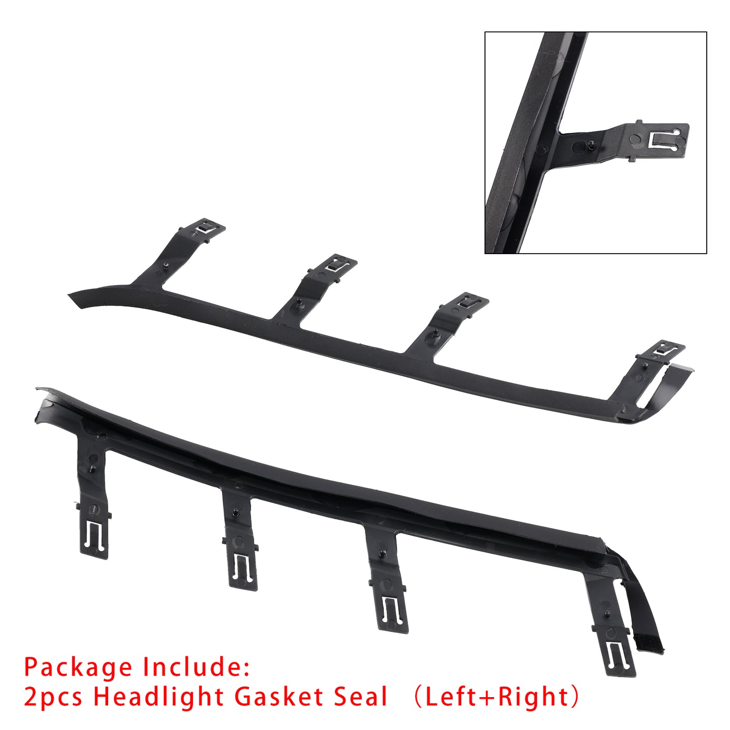 2pcs Headlight Gasket Seal L+R 63126939273 63126939274 For BMW X3 E83 2004-2010