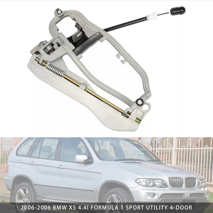 Rear Left Door Handle Carrier Outer 51228243635 For BMW E53 X5