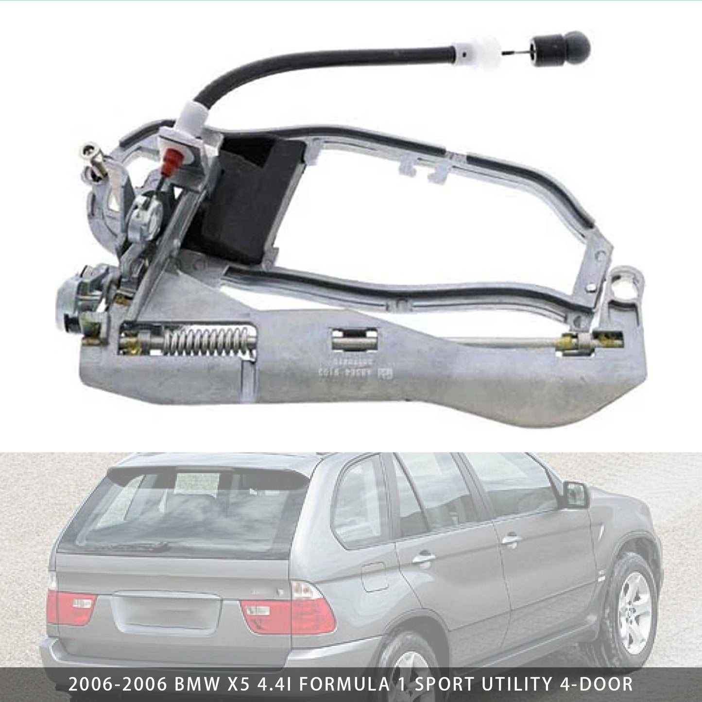 Rear Right Door Handle Carrier Outer 51228243636 For BMW E53 X5