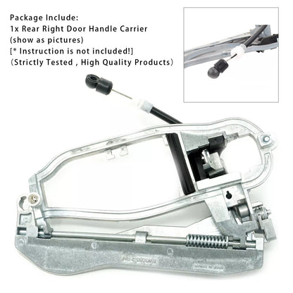 Rear Right Door Handle Carrier Outer 51228243636 For BMW E53 X5