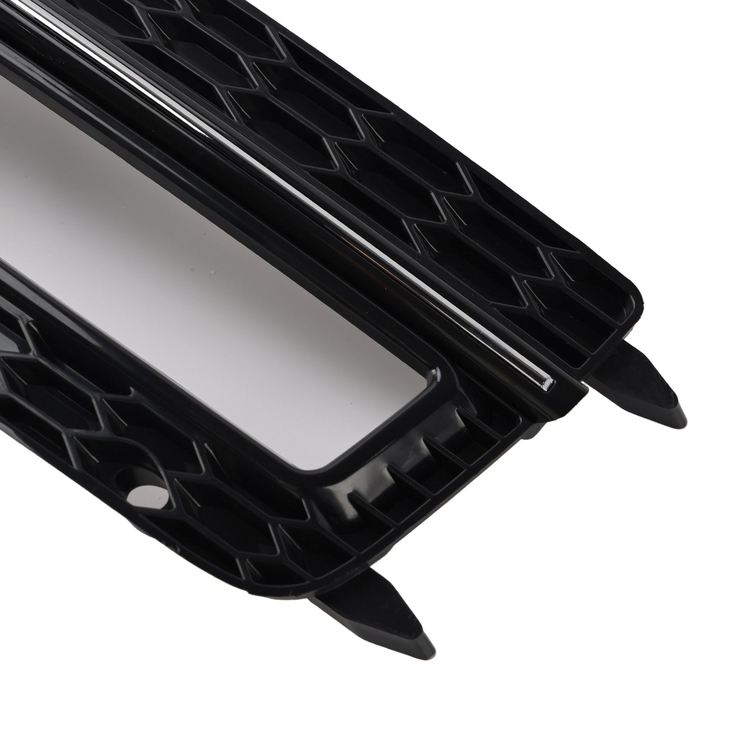 2PCS Bumper Fog Light Lamp Cover Grill Grille Fit Audi A4 S-line S4 2013-2015