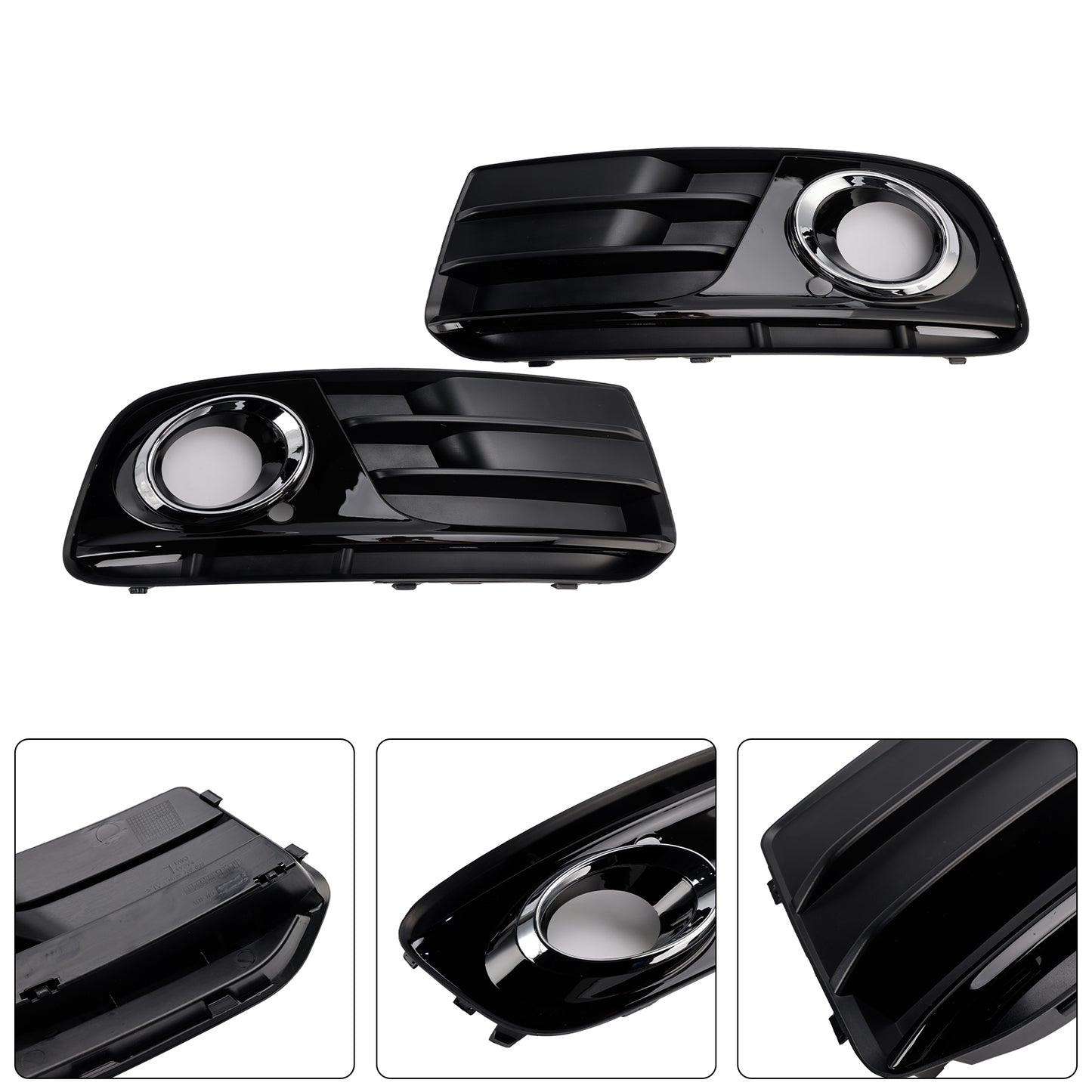 Front Bumper Fog Light Grill Grille 8R0807681M Fit Audi Q5 2013-2017