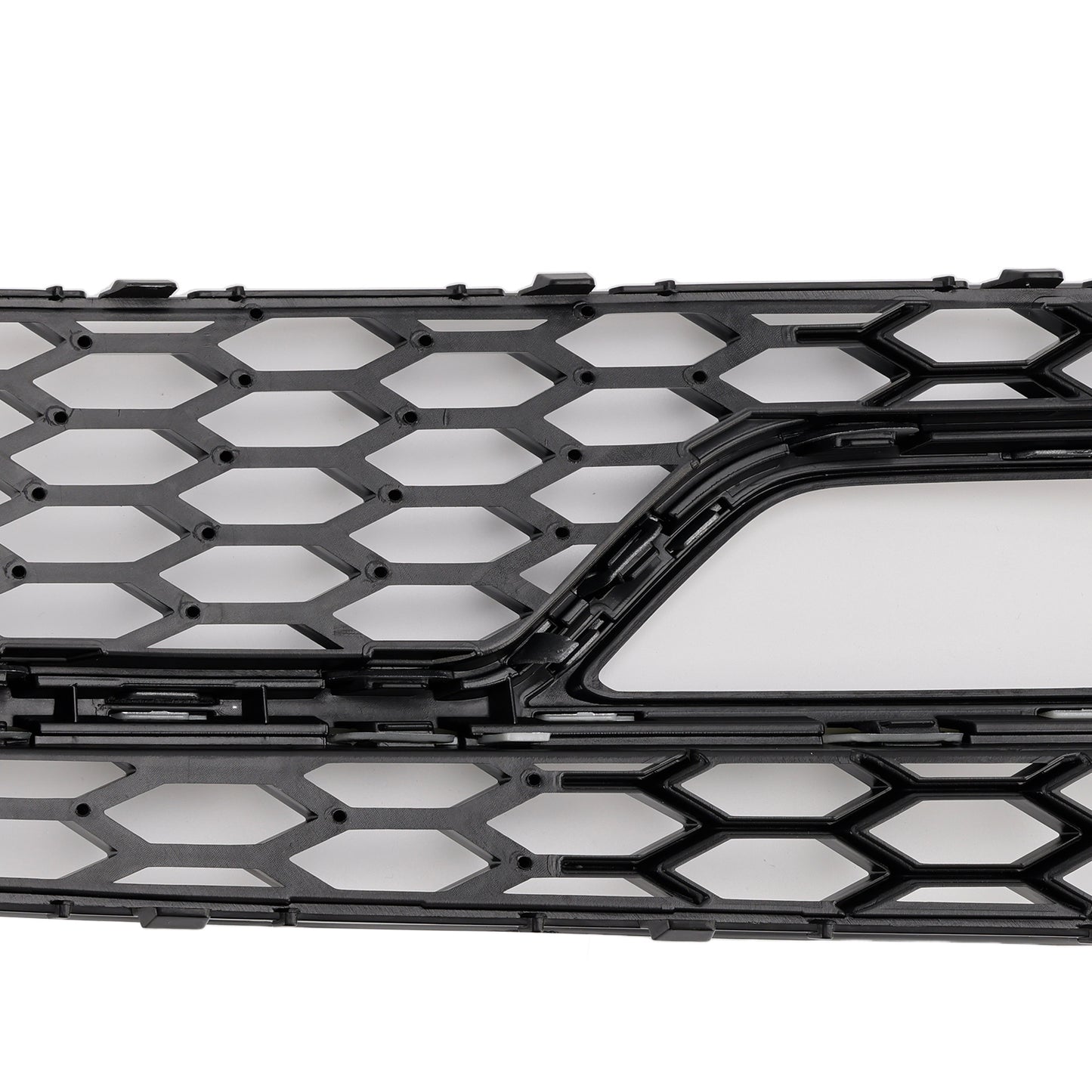 2PCS Front Fog Lamp Black Grill Grille Fit AUDI A5 S-Line S5 2013-2016