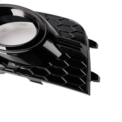 2PCS Front Bumper Fog Light Cover Grille Grill Fit Audi A1 S-Line 2011-2014