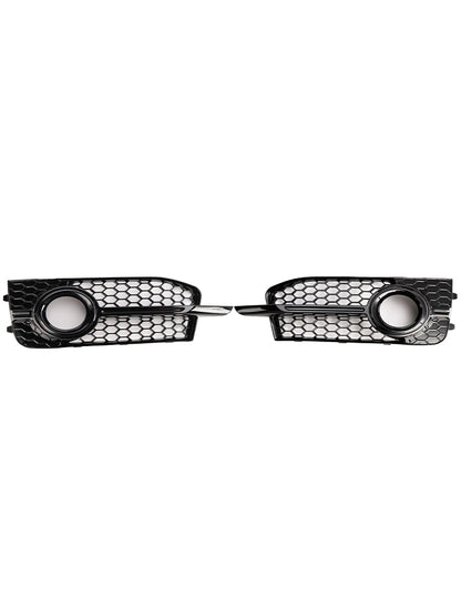 2PCS Front Bumper Fog Light Cover Grille Grill Fit Audi A1 S-Line 2011-2014