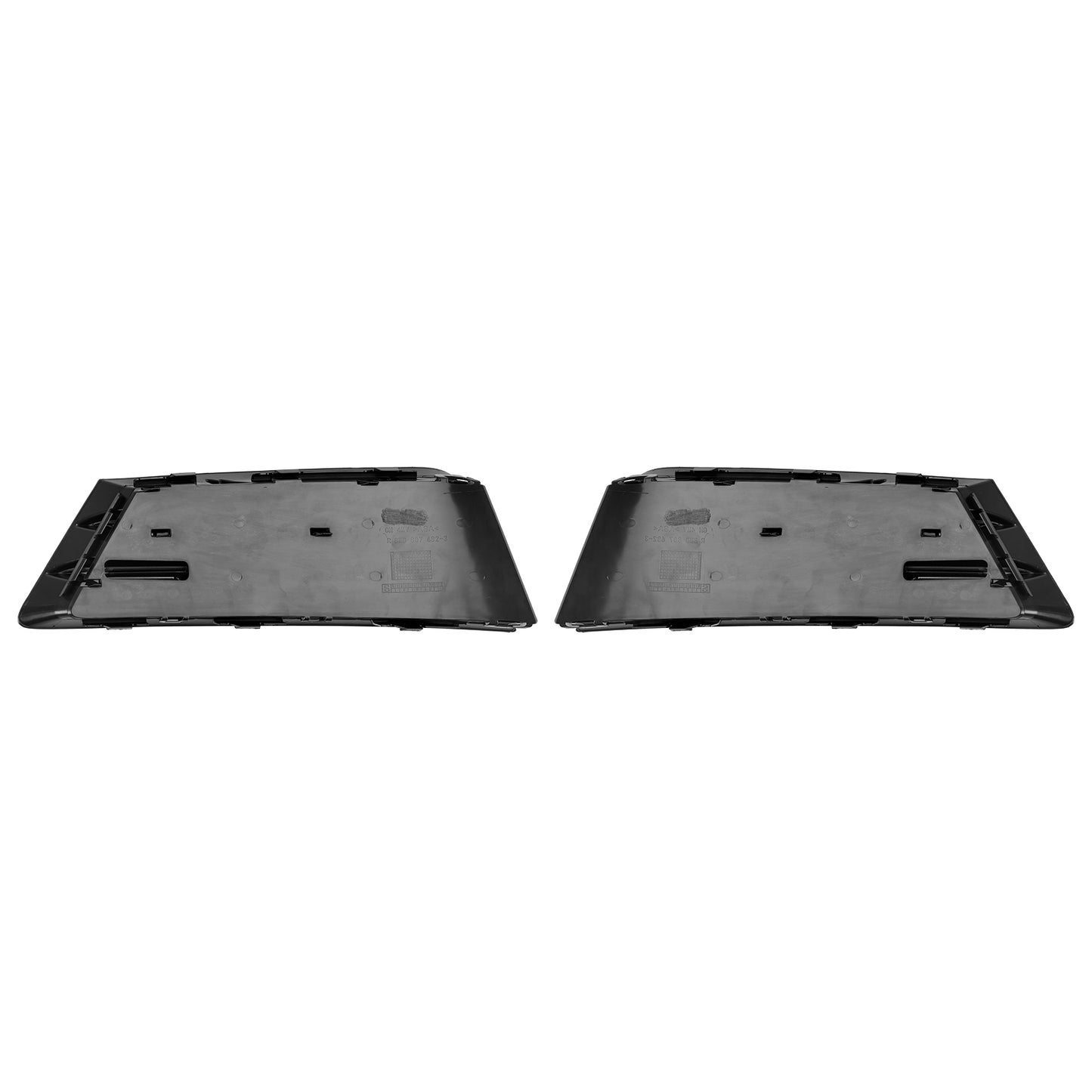 2PCS Front Fog Light Grill Lower Bumper Grille Fit AUDI A4 B9 2016-2018