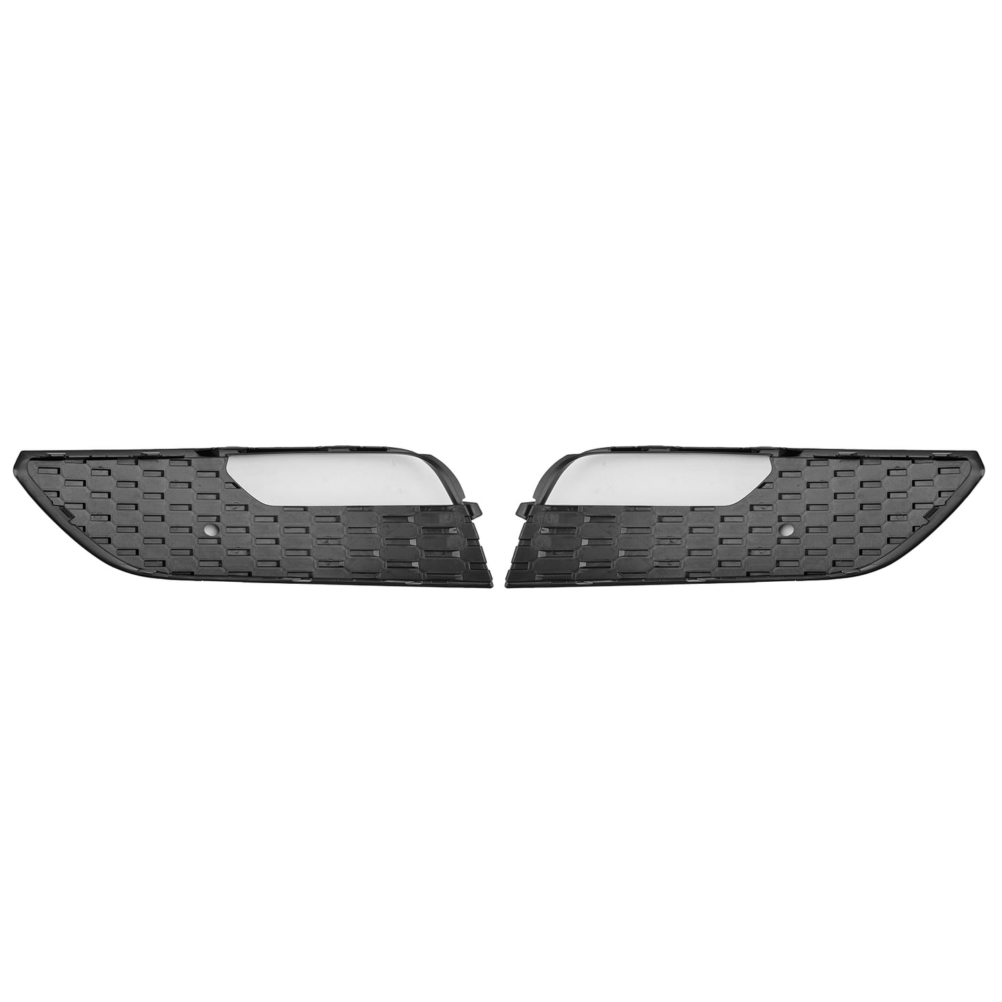 2PCS Front Bumper Fog Light Cover Grille Grill Fit Audi A3 2012-2016