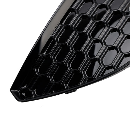 2PCS Front Bumper Fog Light Cover Grille Grill Fit Audi A3 2012-2016