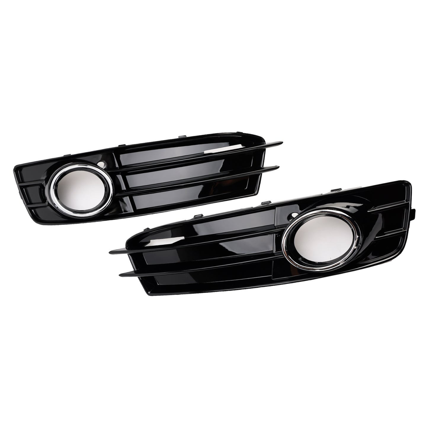 Front Lower Bumper Grille Fog Light Cover Fit Audi A3 S-Line S3 2009-2012