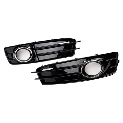 Front Lower Bumper Grille Fog Light Cover Fit Audi A3 S-Line S3 2009-2012