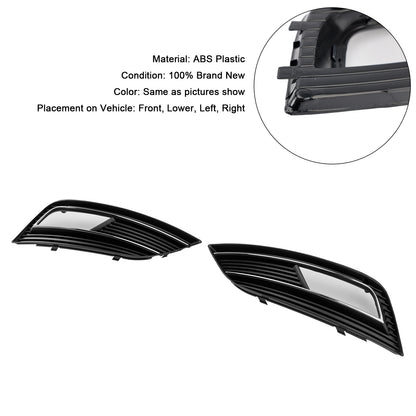 S4 Style Fog Light Cover Grille Fit Audi A4 B8.5 2013-2015 Standard Bumper